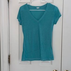 Blue v neck t shirt